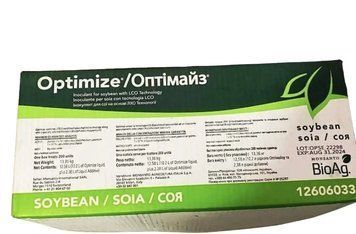Інокулянт Optimize 200 Bayer 12,58 л для сої Bradyrhizobium japonicum LCO технологія 806 фото